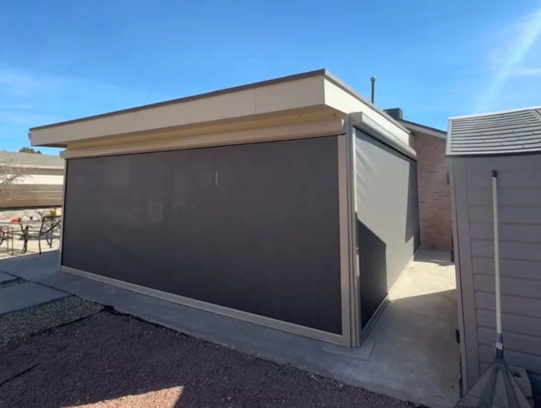 Motorized Patio Shades